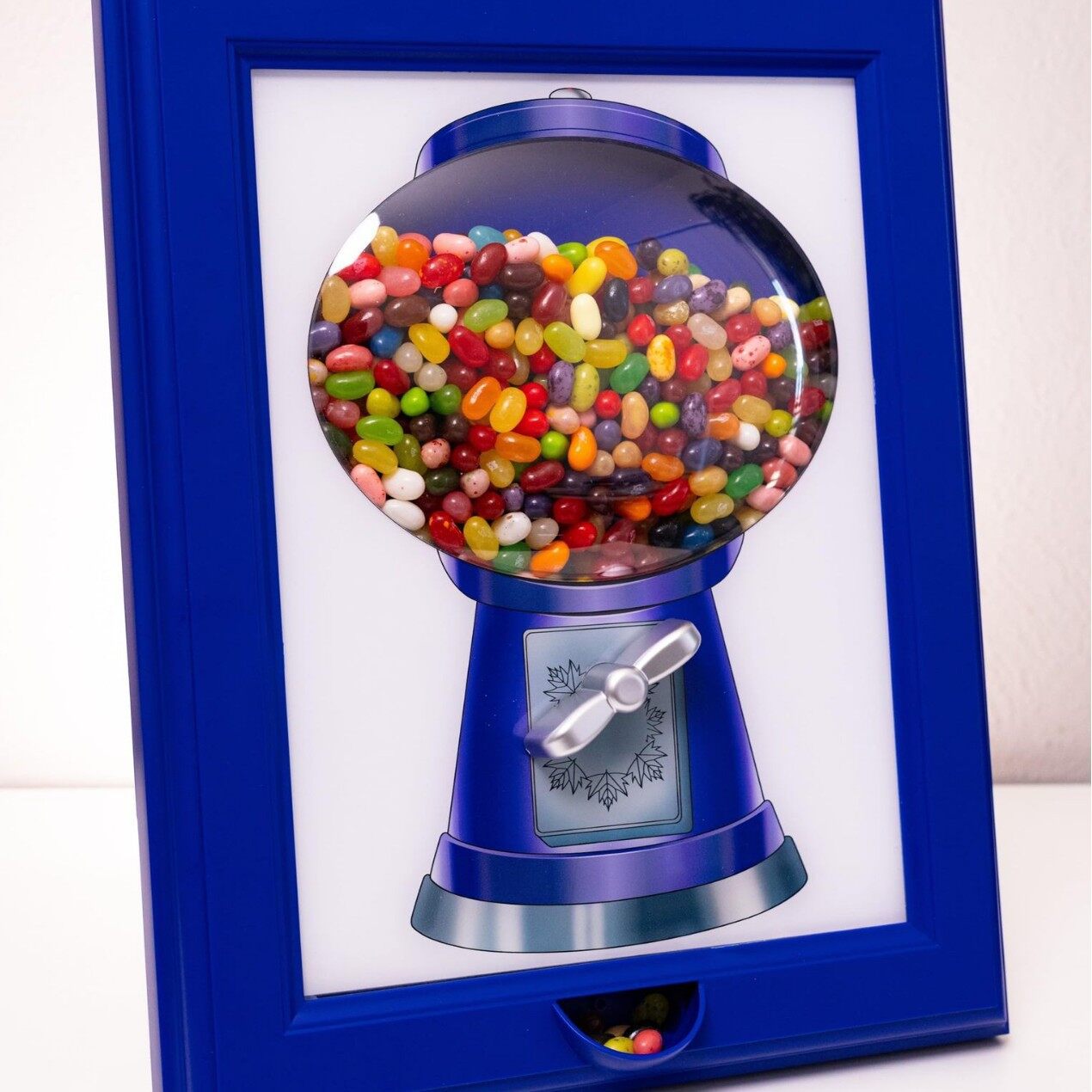 🍬New candy dispenser with frame can be used for candy nut storage distribution creative candy storage box