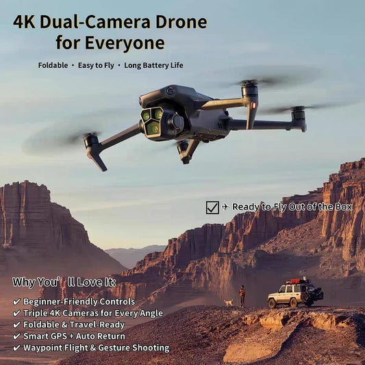 ✨Today's offer🛩️ Drone with 4K camera for adults