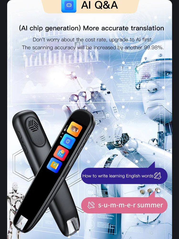 Multifunctional translation scanning reading pen (195 national languages)