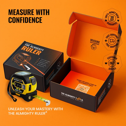 🛠️3 in 1 Laser Tape Measure 📏