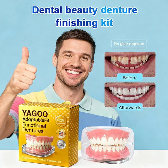 🏆Ends Today: 70% OFF! Yagoo™ Custom Custom-Fit Full Functional DenturesMake you more confident – Made in the USA & FDA-Certified