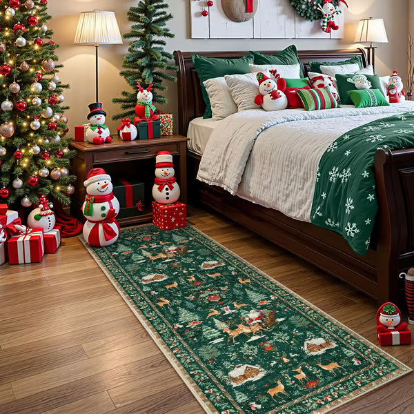 🎄 Christmas Runner Rug 🎅Free shipping for a limited time🌟