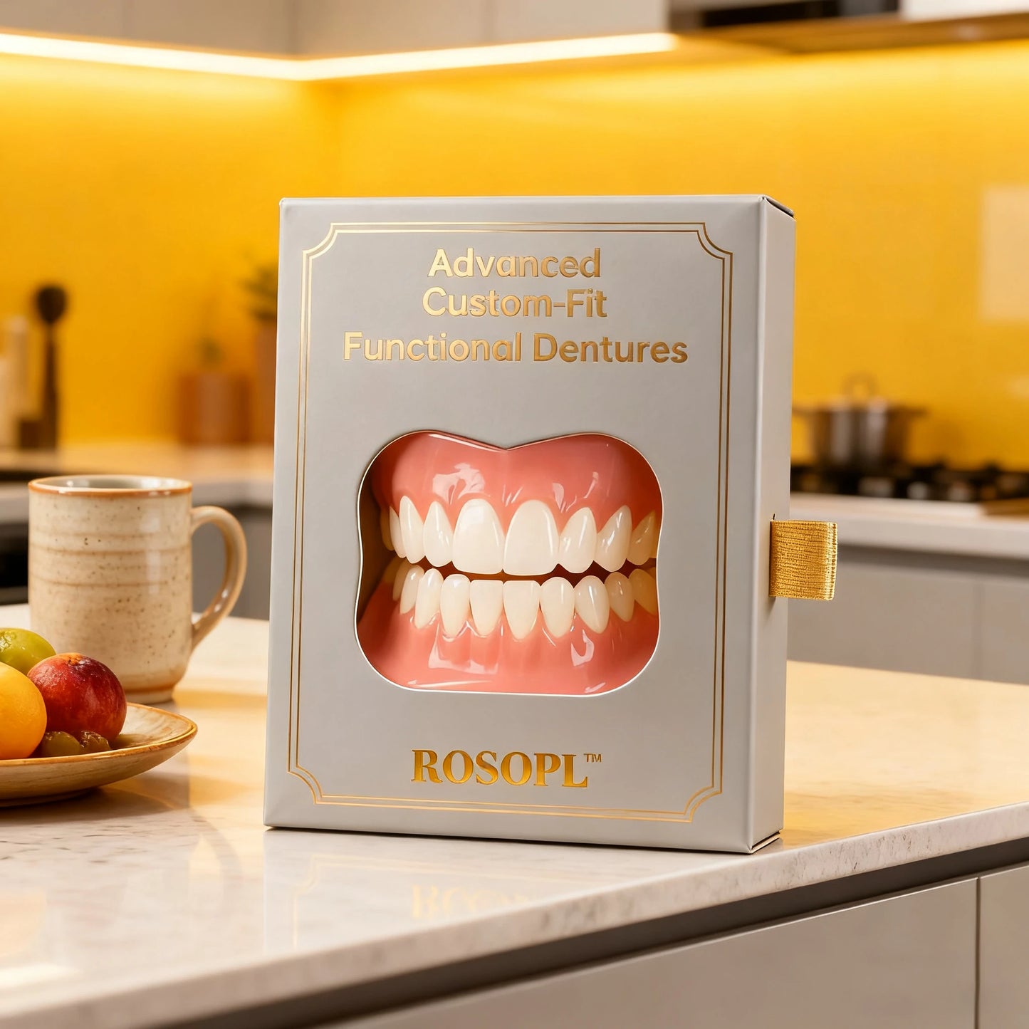 🌎Ends Today: 70% OFF! ROSOPLTM Custom-Fit Full Functional DenturesMake you more confident