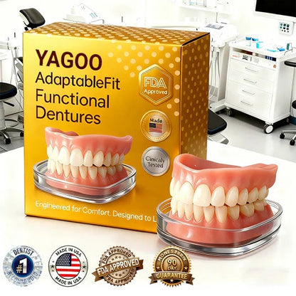 🏆Ends Today: 70% OFF! Yagoo™ Custom Custom-Fit Full Functional DenturesMake you more confident – Made in the USA & FDA-Certified