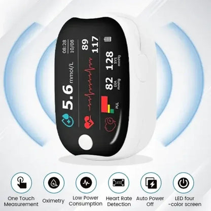 🩸Laser blood glucose meter, ✅ can measure blood glucose, blood oxygen saturation, and blood pressure, 👍🏻 with an accuracy rate of up to 99.9%.