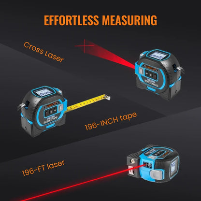 🛠️3 in 1 Laser Tape Measure 📏