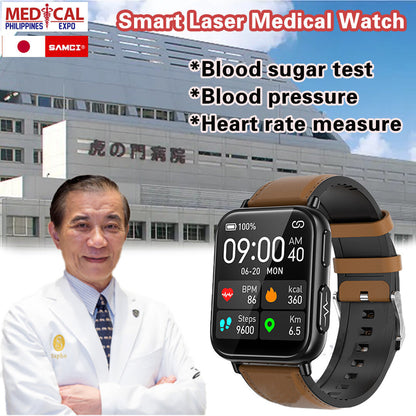 ⌚Japanese imported medical smart laser watch, easily improve blood sugar, blood lipids, blood pressure